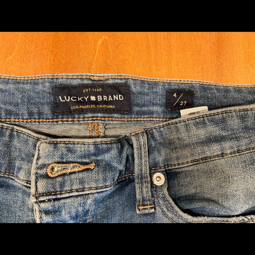 Lucy Brand ripped skinny jeans